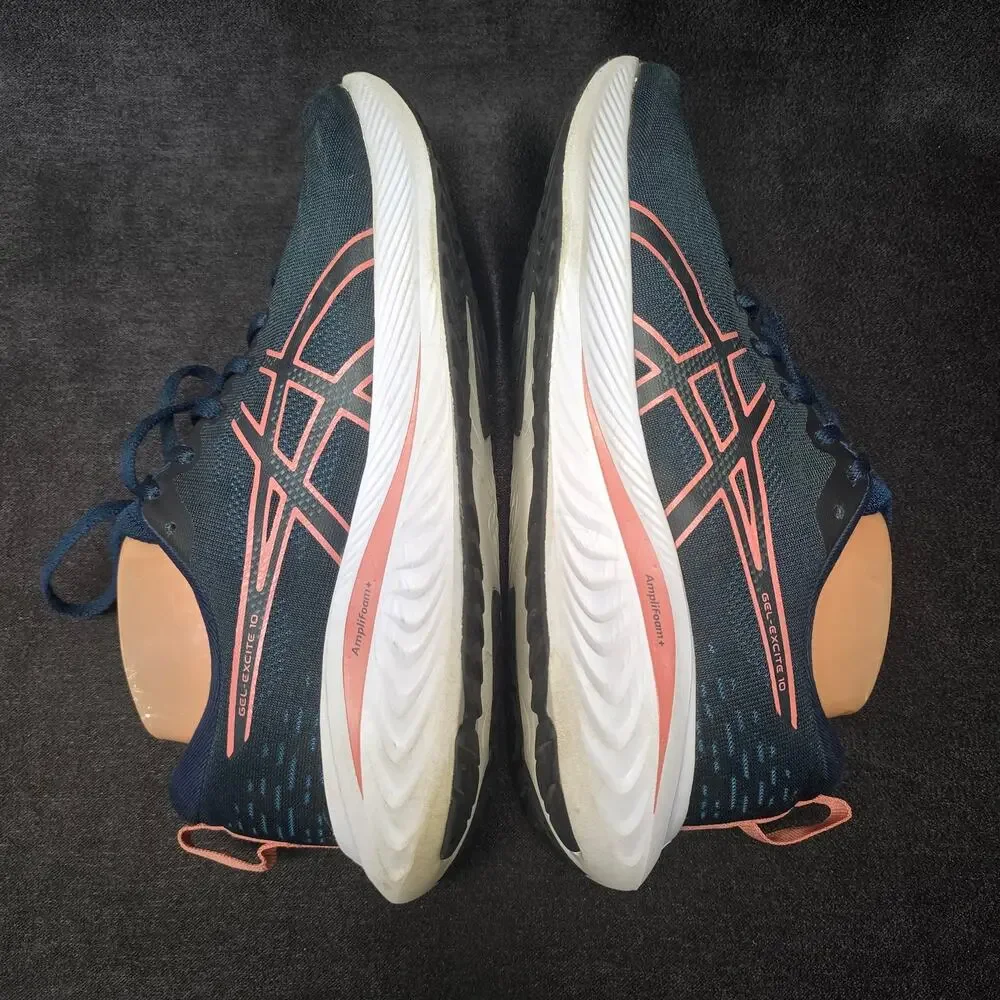 ASICS Blue & Pink Gel Excite 10 Amplifoam Running Shoes Walking Sneakers